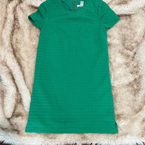 London Times Petite Green Checkered Shift Dress | Sz 4P - Picture 2 of 7